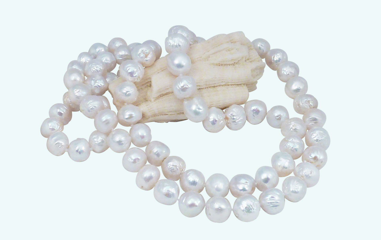 Chinese Kasumi pearls in designer pearl jewelry by Jewelry Olga Montreal Canada