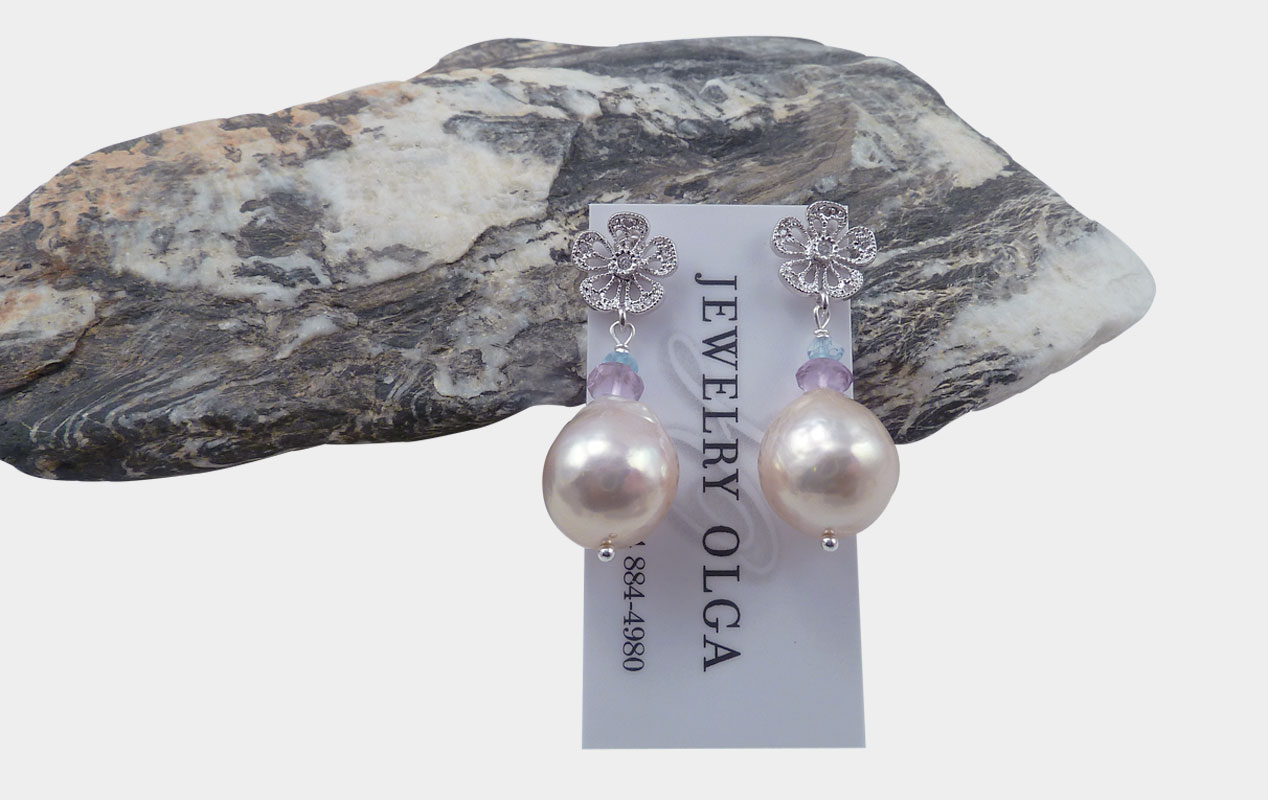 Pearl jewelry in 2018 by Jewelry Olga Montreal Canada