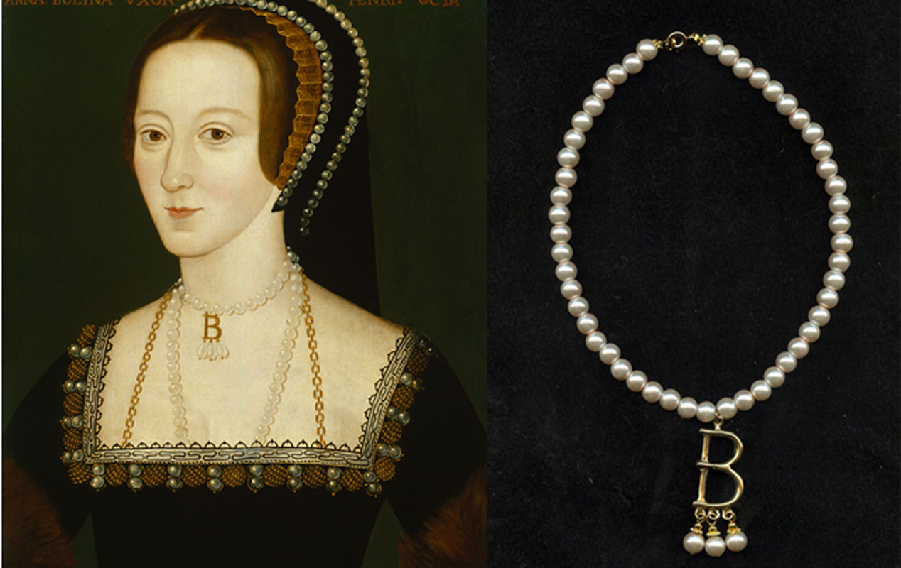 Pearl choker looked amazing on Anne Boleyn.