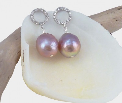 Designer pearls earrings 2017 by Jewelry Olga Montreal Canada