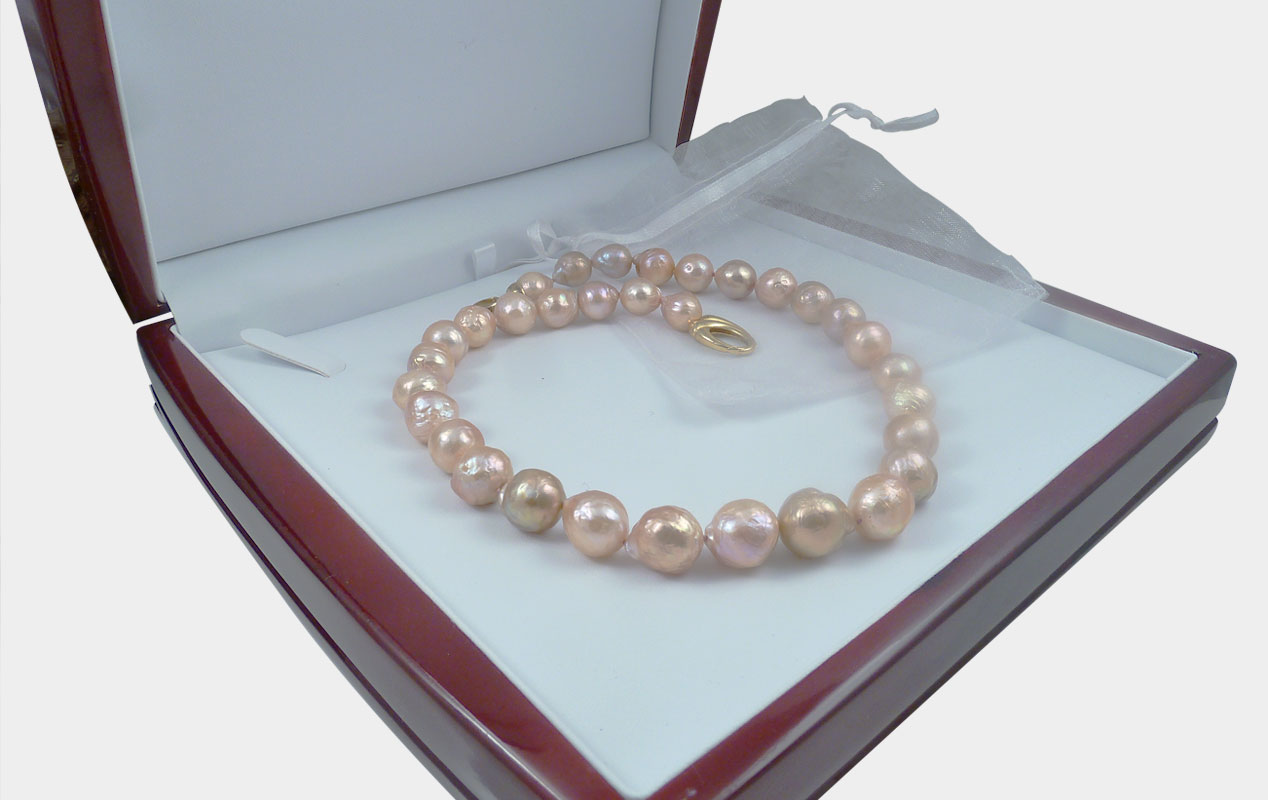 We at Jewelry Olga always advise our clients on how to care for pearl jewelry