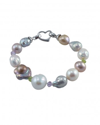 Pearl bracelet rose bud pearl by Jewelry Olga Montreal Canada
