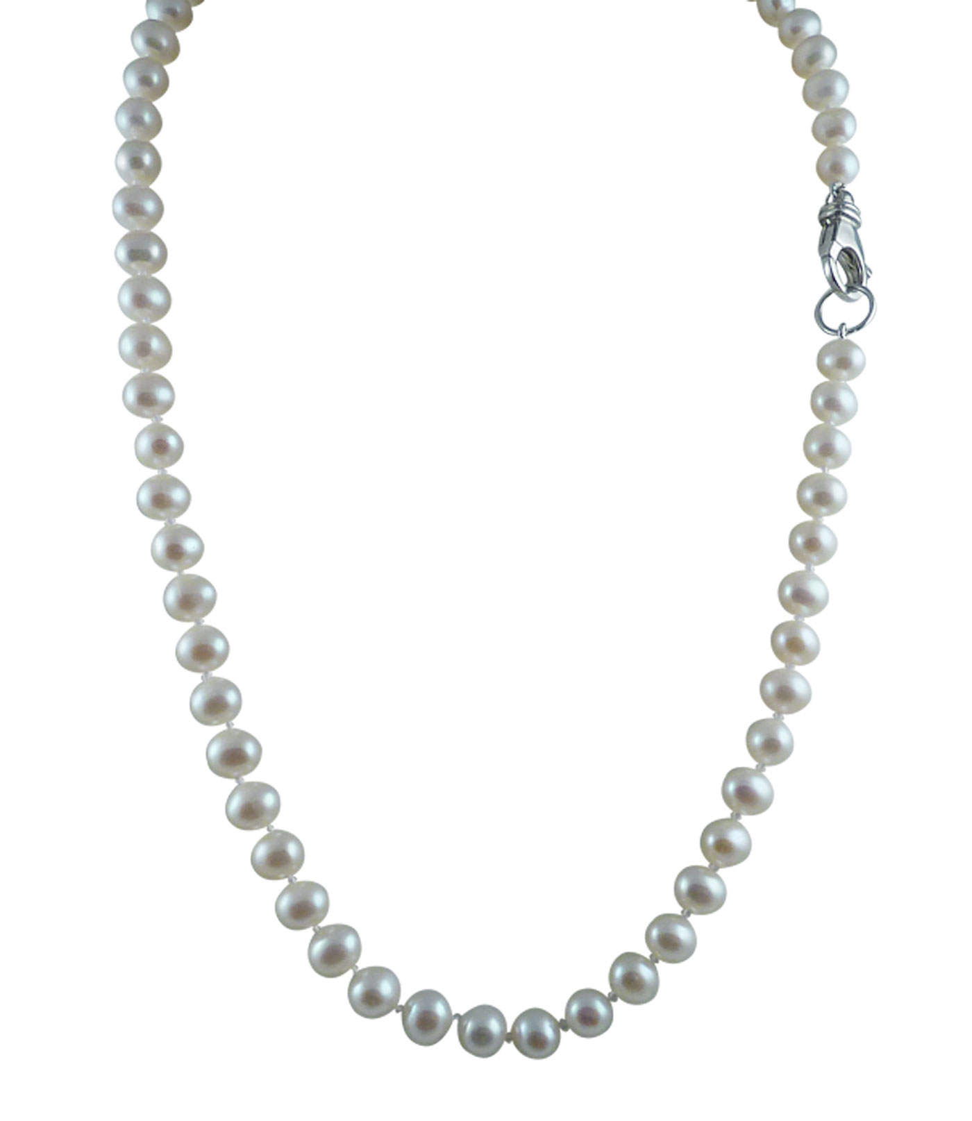 Classic mens pearl necklace Canada. Modern pearl jewelry for men.
