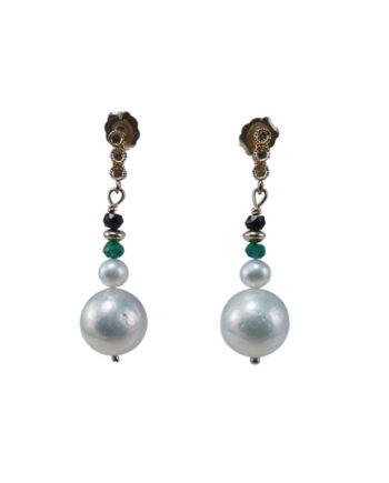 Gorgeous pearl earrings . Designed and created by Jewelry Olga Montreal Canada